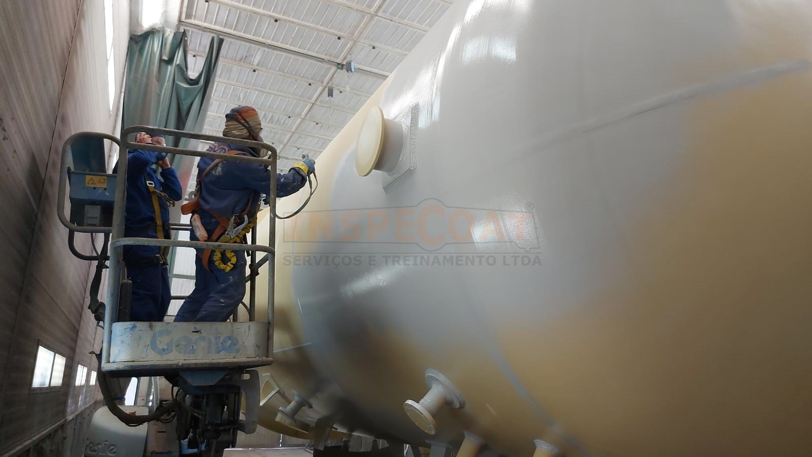 Acompanhamento do processo e controle de pintura​